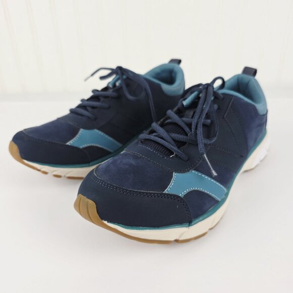 Vionic Women's Drift Zanny Waterproof Blue Sneakers Size 10 - Picture 4 of 16